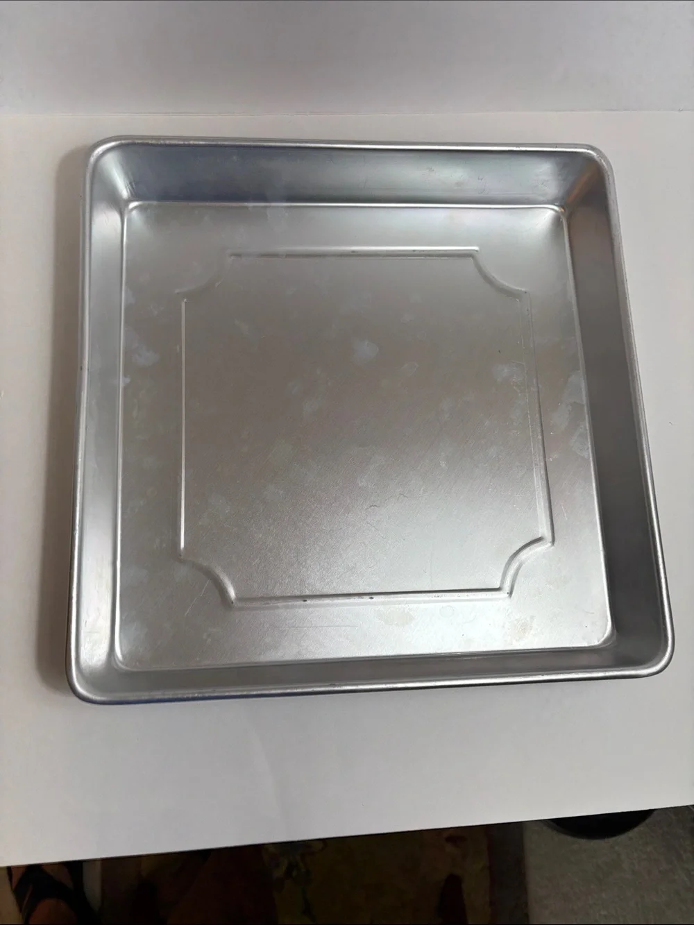 Wilton Silver Square Cake Pan Set - 3 Piece Nesting Pans